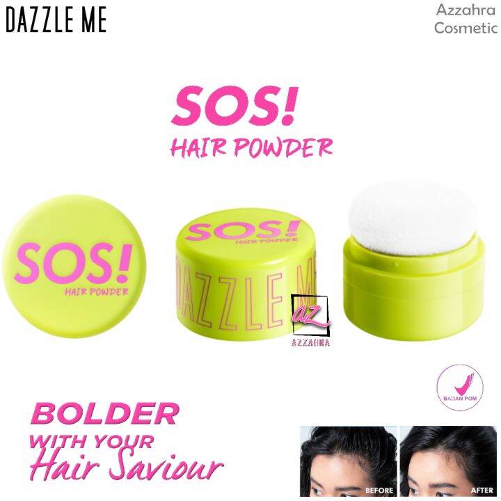 DAZZLE ME SOS Hair Powder Oil Control Rambut Lepek Mattifying