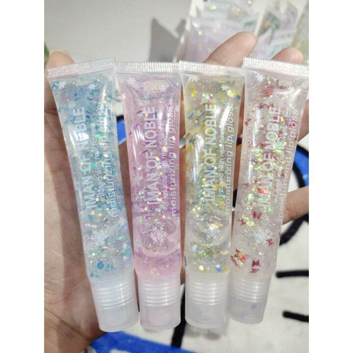 DR FASHION Lip Gloss IMAN OF NOBLE Lip Gloss Kekinian Lips Gloss Cantik Lips Gloss Glitter