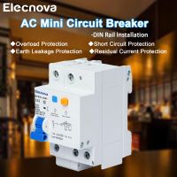 DIN Rail Mini Circuit Breaker SFB1L-63HC 1P N MCB AC 6KA-OverloadResidual CurrentShort-circuit Earth Leakage Protection Switch