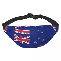 Flag Of New Zealand Fanny Pack Women Men Casual Sling Crossbody Waist Bag for Running Phone Money Pouch Running Belt