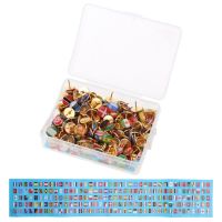 194pcs/box Map Tacks National Flag Glue Thumbtack Push Pins Notice Board Markers Clips Pins Tacks