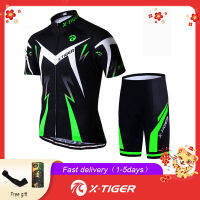 X-Tiger Pro ขี่จักรยานย์ชุดฤดูร้อนขี่จักรยานสวมใส่เสื้อผ้าจักรยานเสือภูเขาจักรยานเสื้อผ้า MTB จักรยานขี่จักรยานเสื้อผ้าขี่จักรยานสูท