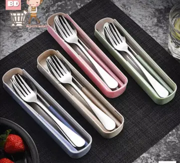 Travel Utensils Set, Portable Utensils with Case, Chopsticks Fork Spoon  Set, Pocket Utensils for Picnic, Camping and Travel