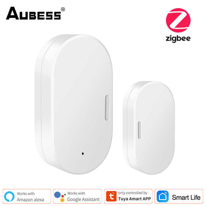 เซ็นเซอร์หน้าต่างประตู-zigbee-abaaba-woolley-สำหรับระบบรักษาความปลอดภัยอัจฉริยะสำหรับบ้าน-ต้องการเกตเวย์