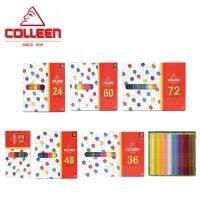 Colleen สีไม้คอลลีน 12/24/36/48/60/72 สี เนื้อสีสดใส เนียนสวย สีเข้ม คมชัด ไส้แข็งแรงไม่หักเปราะง่าย