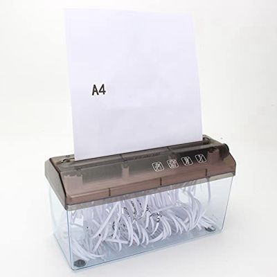 Hand Shredder, Manual Paper Cutting Machine A4 for Home, Mini Portable Manual Shredder for Home, School and Office