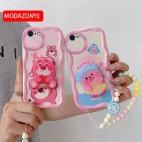 เคสตลกสำหรับ IPhone 7เคสโทรศัพท์ IPhone 8ซิลิโคนนิ่มน่ารักเคส SE สำหรับสุภาพสตรีเด็กผู้หญิงพร้อมสายรัดข้อมือขาตั้ง