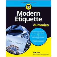 หนังสืออังกฤษใหม่ Modern Etiquette for Dummies, 3rd Edition [Paperback]