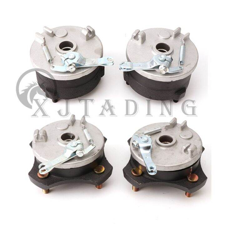 1 Pair 3 Or 4 Stud Left/Right Drum Brake Assembly With Cover For 50Cc