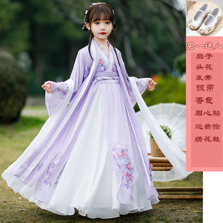 Trang Phục Cổ Trang Trung Quốc Truyền Thống Dân Gian Trung Quốc Khiêu Vũ Trẻ  Em Opera Ming Tang Han Hanfu Váy Công Chúa Cosplay  Buy Trung Quốc  DresHanfuCông Chúa Ăn