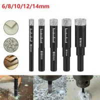 【DT】hot！ 1PC 6/8/10/12/14mm Bits Brazed Dry Hole Marble Glass Multifunction Masonry Drilling Tools