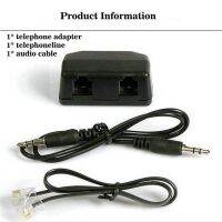 Telephone Adapter For Digital Voice Recorder Telephone Line Audio Cable Line-in Cable Support 3.5mm MIC Interface