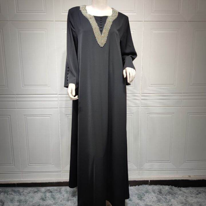 hot-selling-middle-east-clothing-handmade-rhinestone-large-size-dress-for-muslim-women-abaya-islamic-robe