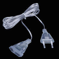 [COD] 3M Standard UE transparent Power EXTENSION CABLE สายไฟ LED ส่องสว่างสำหรับบ้าน, วันหยุด, คริสต์มาส