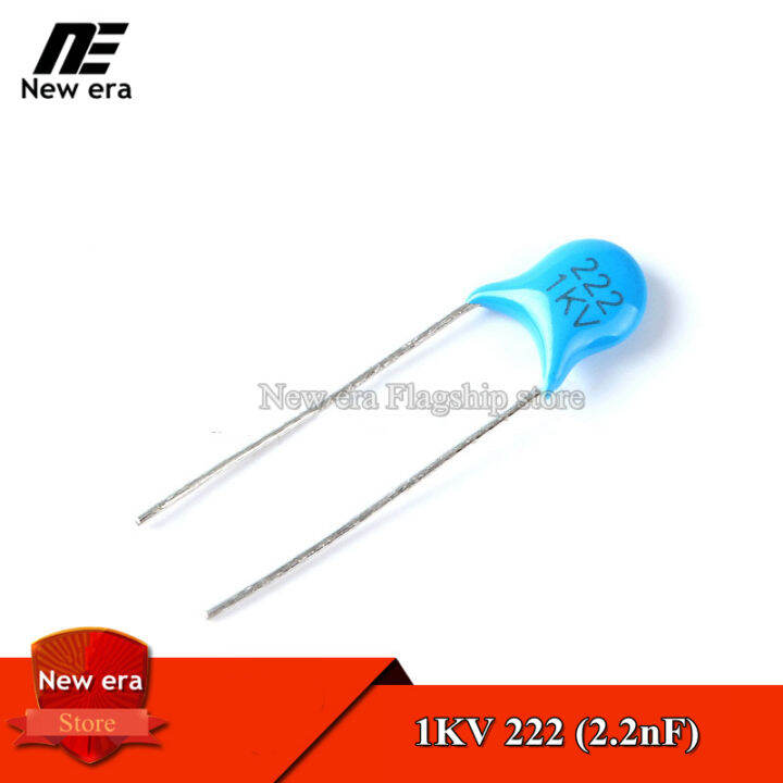 100Pcs 222 1KV 2.2nF High voltage ceramic capacitor 2200pF 1000V 1KV ...