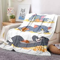 Cat And Mouse Cartoon Animation Blanket Tom Jerry Sofa Office Nap Air Conditioning Flannel Soft Warm Keep Can Be Customized U8