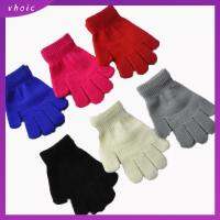 VHOIC Winter Kids Warm Stretch Glove Knitted Children