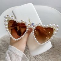 【YF】❧☈  Fashion Heart-Shaped Imitation Frame Sunglasses UV400  Eyewear Beach Glasses