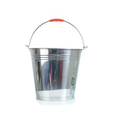 [COD] Iron bucket with large-capacity large stainless steel portable old-fashioned galvanized canteen rice