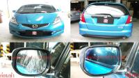 เลนส์กระจกมองข้าง สำหรับ HONDA JAZZ GE 2008 - 2013 ด้านซ้าย กระจกไม่หลอกตา