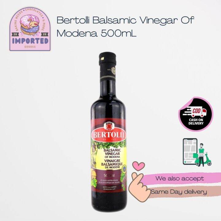 Bertolli Balsamic Vinegar Of Modena 500mL Lazada PH