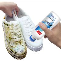 New small white shoe cleaning brush white shoe cleaner decontamination bright white to yellow edge shoe polishing agent Shoes Accessories