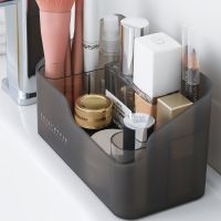 【YD】 Plastic Cosmetics Organizer Makeup Jewelry Storage Desktop Sundries Table Cabinet