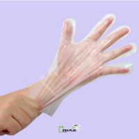 ถุงมือพลาสติกสีใส HDPE Glove - IDEAPLAS