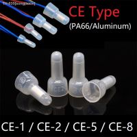 ✜ 50/100pcs CE Type CE-1 CE-2 CE-5 CE-8 Wire Terminal Pressure Line Nylon66 Closed End Caps Connector Car Audio Cable Crimp Splice