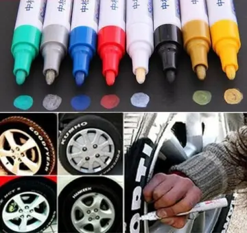 12 White Tire Pen Markers - Toyo Paint Pen for Car Tires - Permanent W