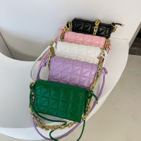 Soft Pu Leather Chain Shoulder Bag Brand Design Casual Women Purses and Handbag Green Clutch Tote Bags for Women Quality no tag