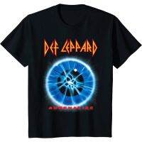 Hot sale DEF LEPPARD BAND graphic Mens 100% Cotton Round Neck Short Sleeve T-Shirt  Adult clothes