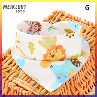 เด็กหญิงเด็กชายเด็กทารกสองชุดมารดา Cotton Bandana Bibs สามเหลี่ยมผ้ากันเปื้อนเด็ก MEIKE001ผ้าขนหนูซับน้ำลายทารกผ้าพาดบ่า