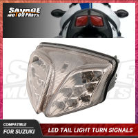 ไฟท้าย LED ไฟเลี้ยวสำหรับ SUZUKI SV650 2018-2022 GSXR 600 750 1000 09-21รถจักรยานยนต์แบบบูรณาการเบรคไฟกระพริบไฟท้าย