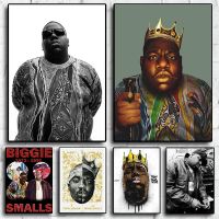 2023 ┅☇ Biggie Smalls Music Album Poster Europe and The United States Rap Hip Hop Rap Decorative Painting Singer Posters Home Decor