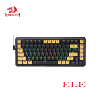 Redragon K649 ELF 78% Wired Gasket RGB Gaming Keyboard, 82 Keys Hot-Swappable (EN/TH)