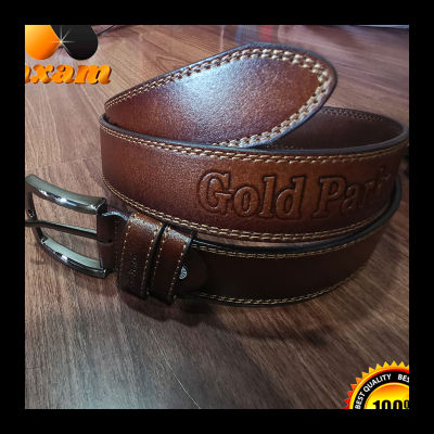 Genuine Leather เข็มขัดหนังวัวแท้ ภายใต้ชื่อ Goldparko
