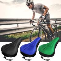 Silicone Breathable Soft Cycling Bicycle Bike Saddle Gel Cushion Pad Seat Cover Comfortable Foam Seat Cycling Pad Cushion Cover Saddle Covers
