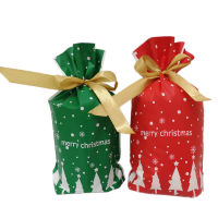 100 Pcs Gift Bags Xmas Tree Packing Bags Cookie Bag Candy Bags Party Ornaments