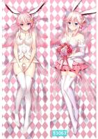 (ปลอกหมอนเท่านั้น) 60X180Cm อนิเมะเกม Genshin Impact Dakimakura Yae คอสเพลย์ซากุระปลอกหมอนโอตาคุ DIY ออกแบบเอง Pillowcas