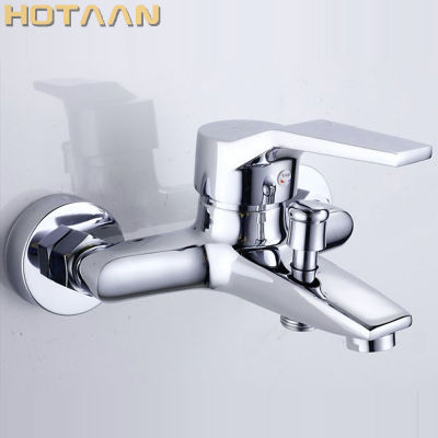 Free shipping Polished Chrome Finish New Wall Mounted shower faucet Bathroom Bathtub Handheld Shower Tap Mixer Faucet YT-5339-A