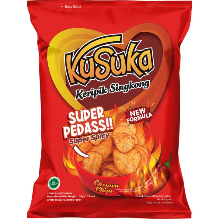 Kusuka Keripik Super Pedas 50 G Lazada Indonesia