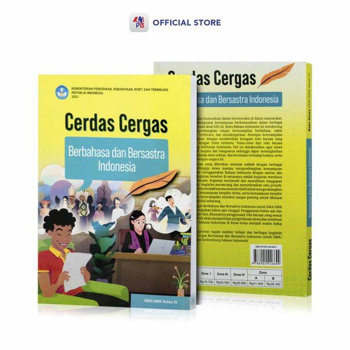 Buku Kurikulum Merdeka Siswa SMA/SMK Kelas XI Cerdas Cergas Bahasa ...