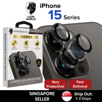 2-Pack HD Tempered Glass Camera Lens Protector for iPhone 15 / iPhone 15 Plus