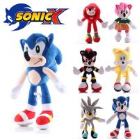 45 ซม. Sonic The Hedgehog SHADOW Amy Rose Knuckle TAIL Plush ของเล่นการ์ตูน Soft Plushie ตุ๊กตาของเล่นตุ๊กตาของขวัญ