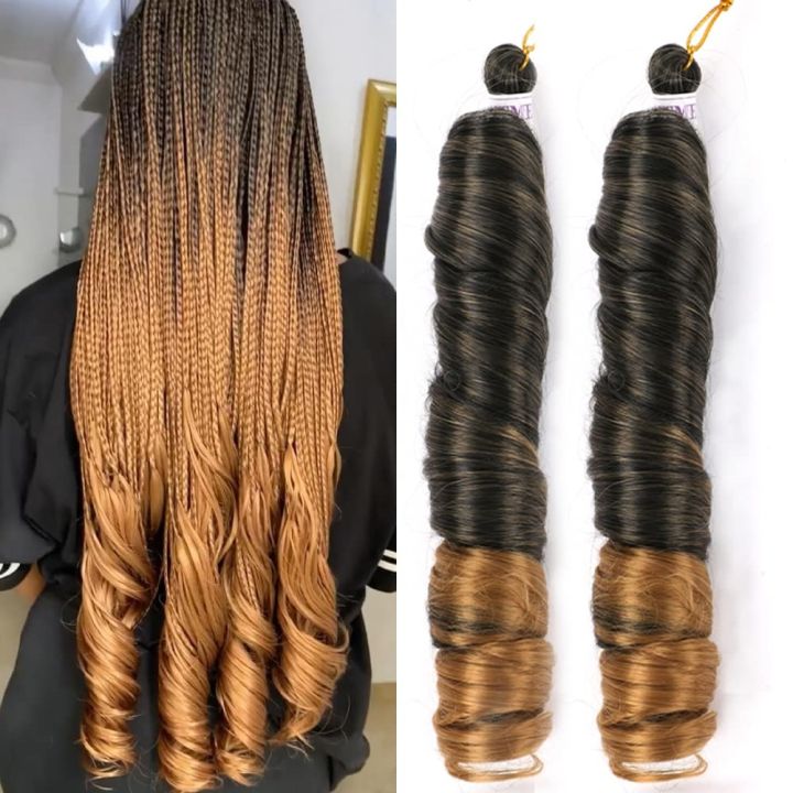 pre-stretched-french-curl-braiding-hair-extneiosn-loose-wave-crochet-braids-ombre-heat-resistant-bulk-hair-for-black-women