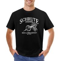 The Office Schrute Farms T-Shirt Anime Clothes Tees Quick-Drying T-Shirt Summer Tops Mens Clothing