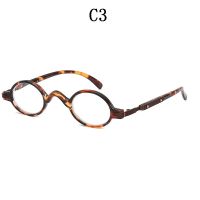 BOYSEEN R Men Women Round Reading Glasses Frame 1.0 1.5 2.0 2.5 3.0 4.0 1008