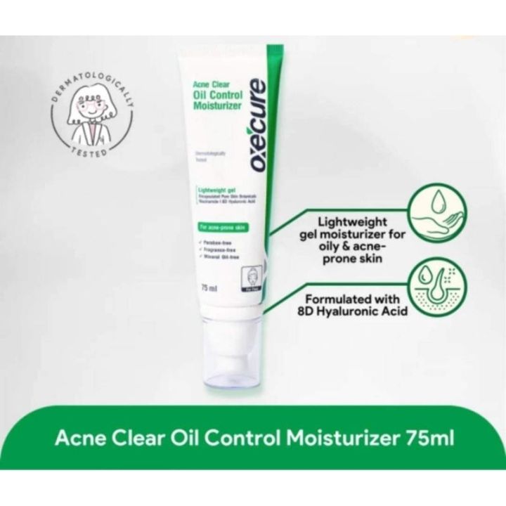 Oxecure Acne Clear Oil Control Moisturizer 75ml Lazada Ph 7559