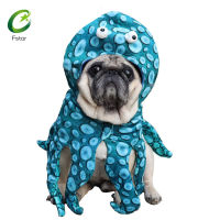 【FStar ?】 Pet Funny Octopus Costume Dress Up Clothes Photo Props For Halloween Christmas Thanksgiving Theme Party